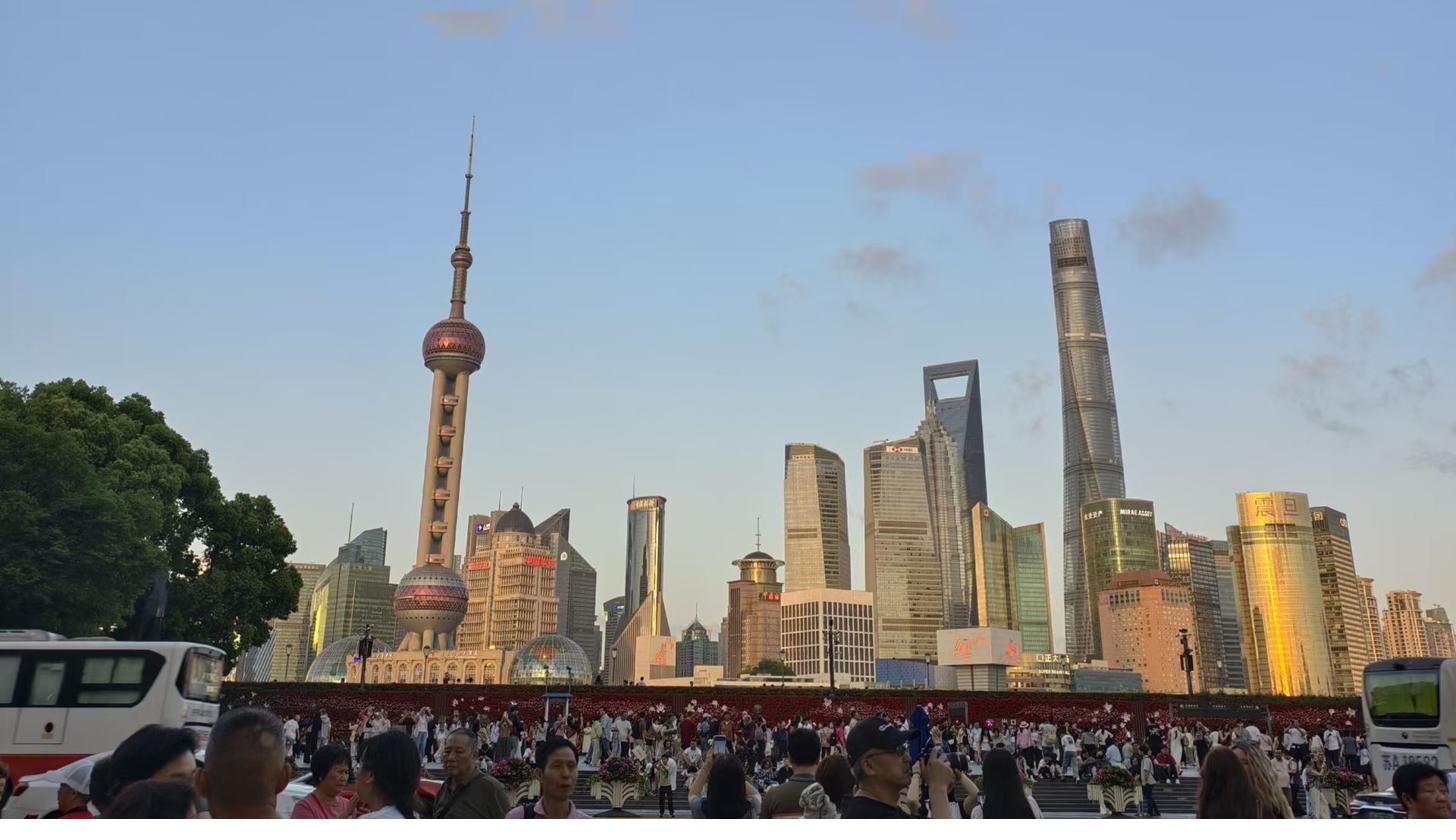 The Lujiazui skyline seen from the Bund, Shanghai